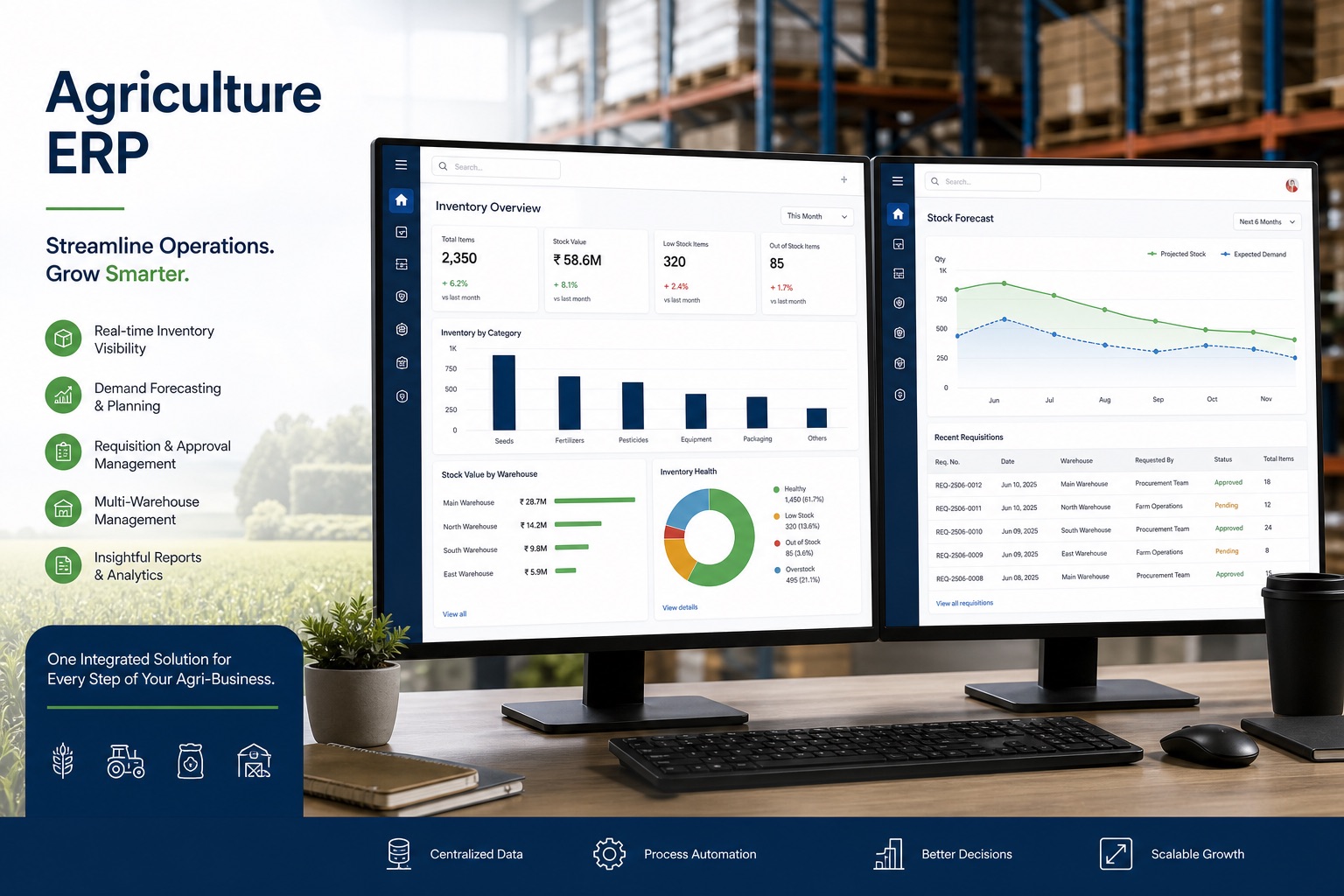 Agrigate ERP — Agriculture project