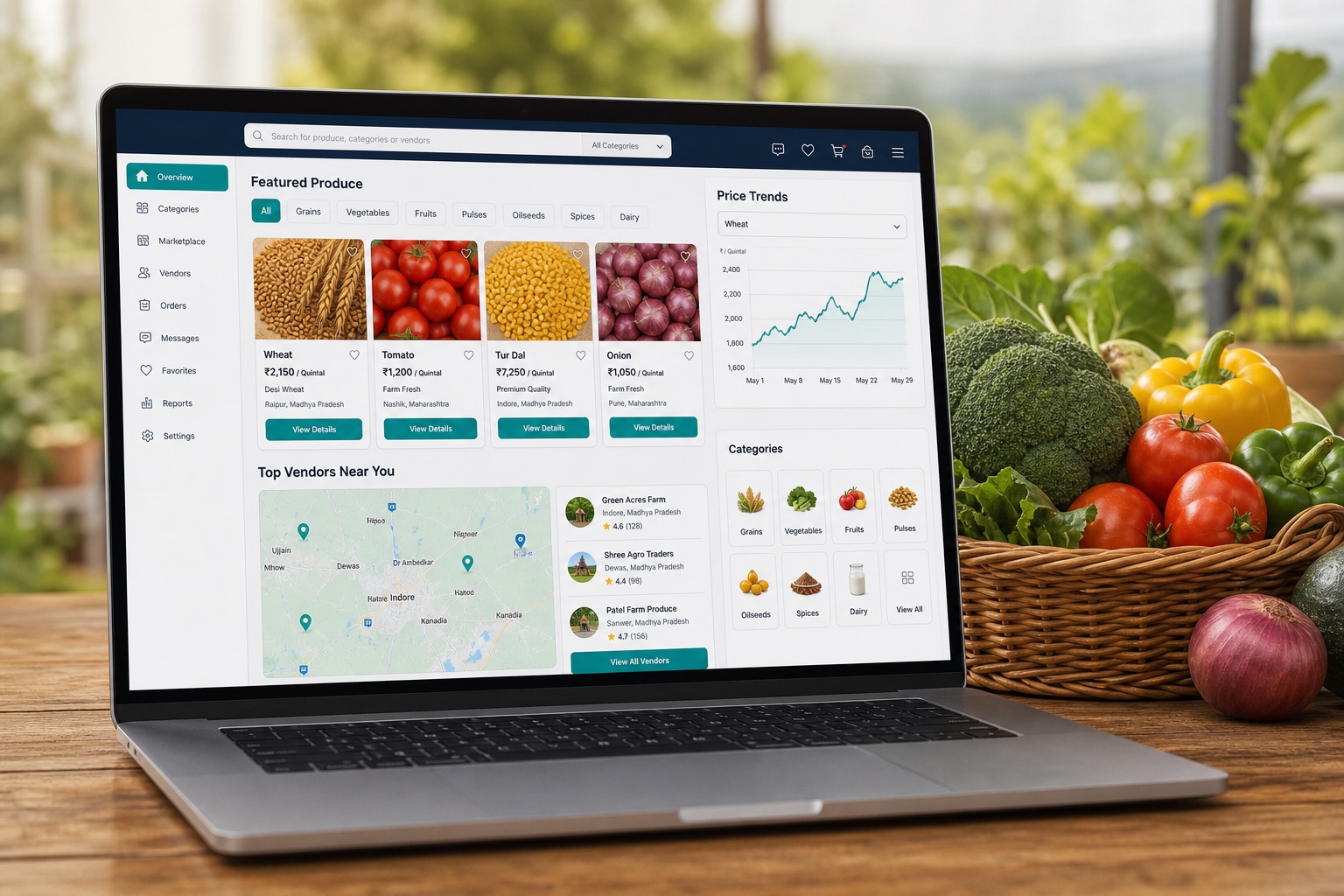 Agrigate Multi-Vendor E-Commerce — Agriculture project