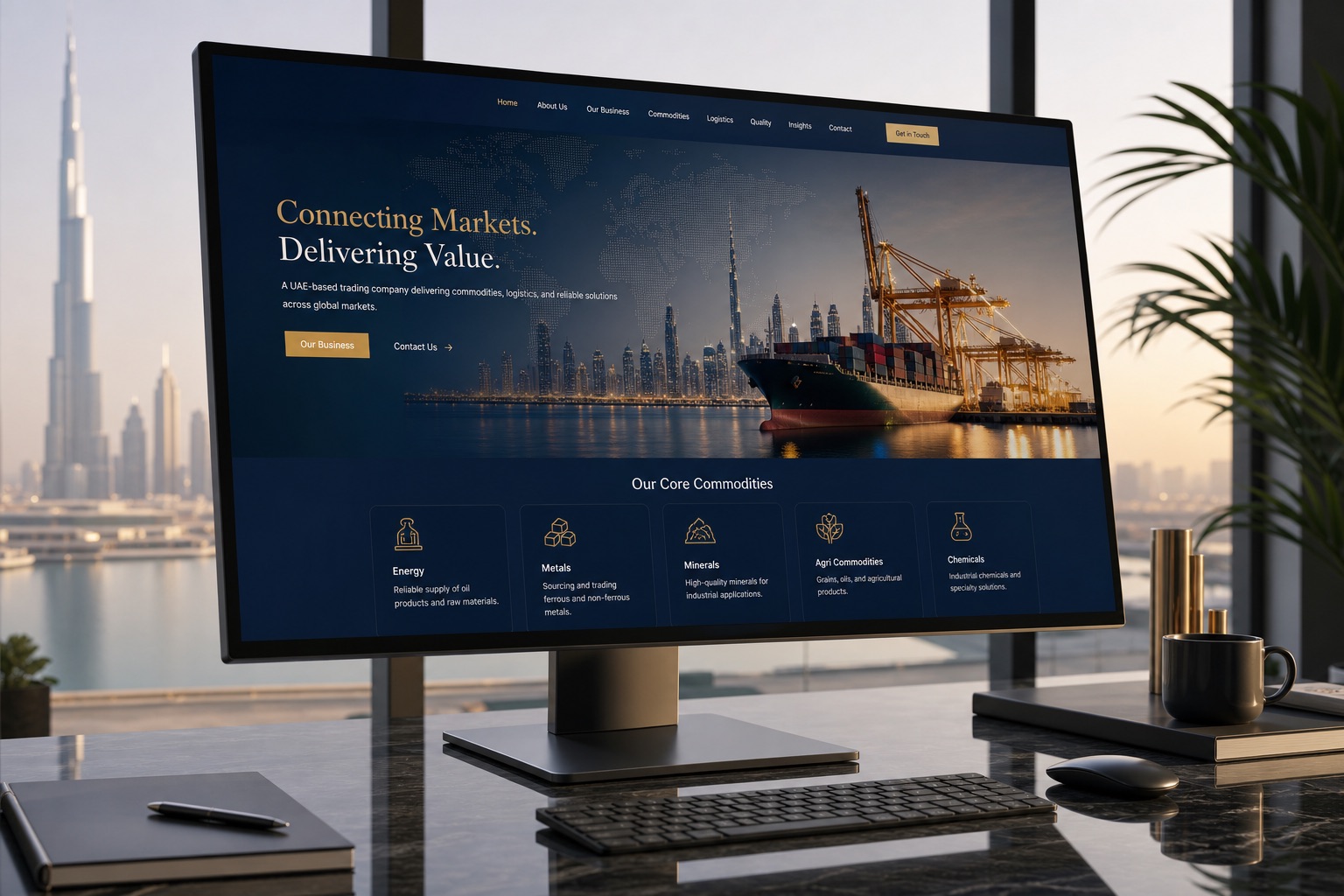 Ducorp Trading Website — Business project