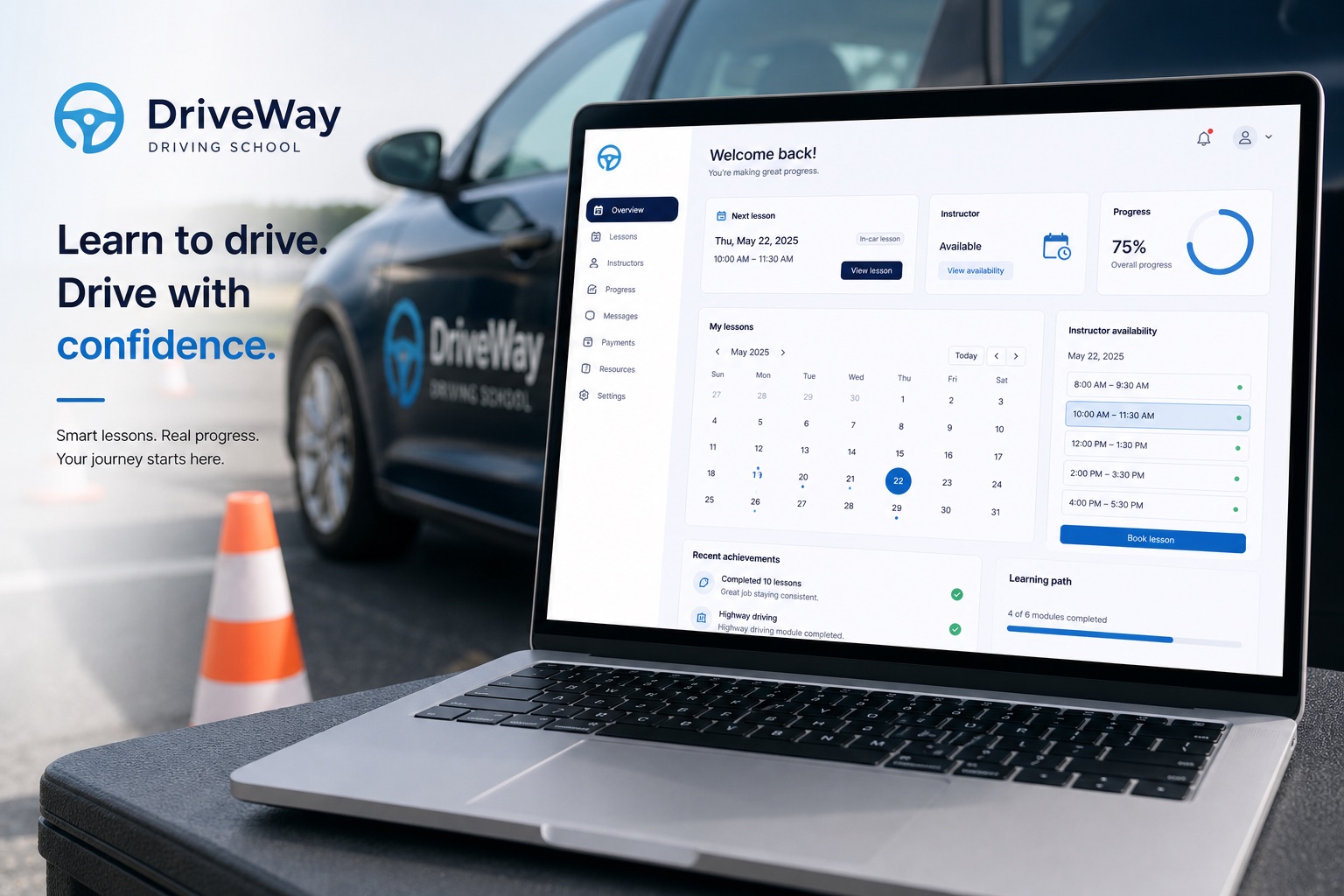 Permisgo Driving School — Education project